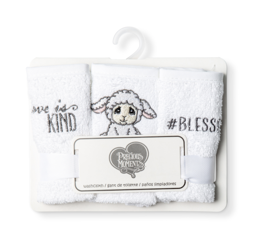 Pack Washcloth Lamb